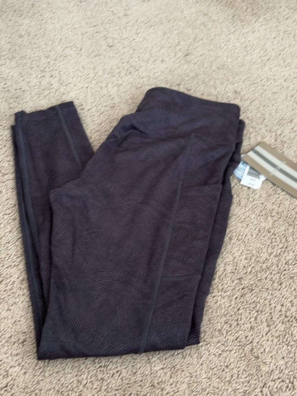 Mondetta Dark Charcoal Textured Leggings